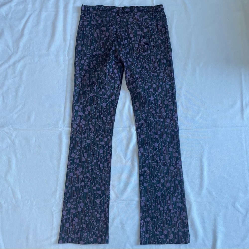 Diane von Furstenberg stripes and dots jeans Women’s 6 Y2K Vintage dead stock - Picture 4 of 7